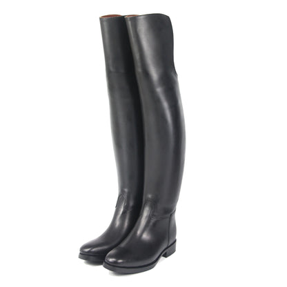 Premium Cowhide Dressage Boots – Overshine Leather, Calf-Lined & Made-to-Measure . Ghoddosh

