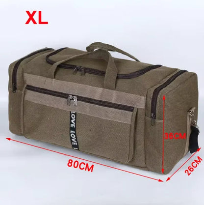 Large Canvas Waterproof  Duffel HandBag