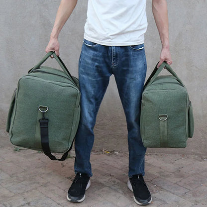 Large Canvas Waterproof  Duffel HandBag