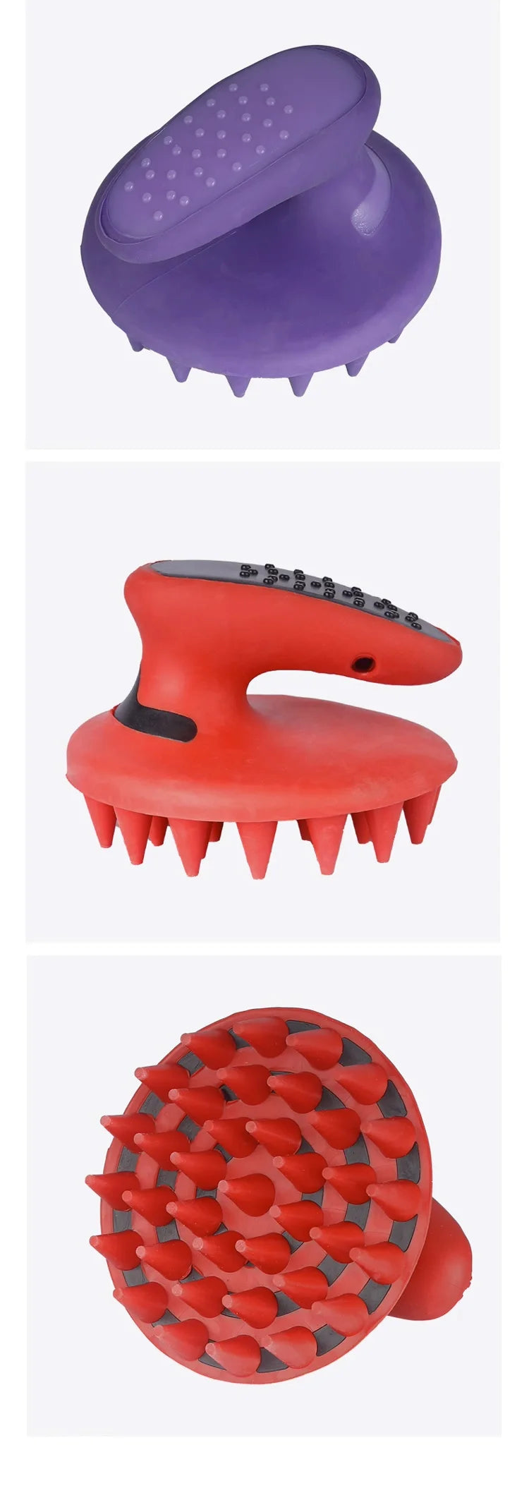 Horseshoe shaped Massage Brush /  Soft Head Horse Bathing and cleansing Massage Brush