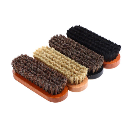 Wooden horse care Hair Polishing And Cleaning Brush