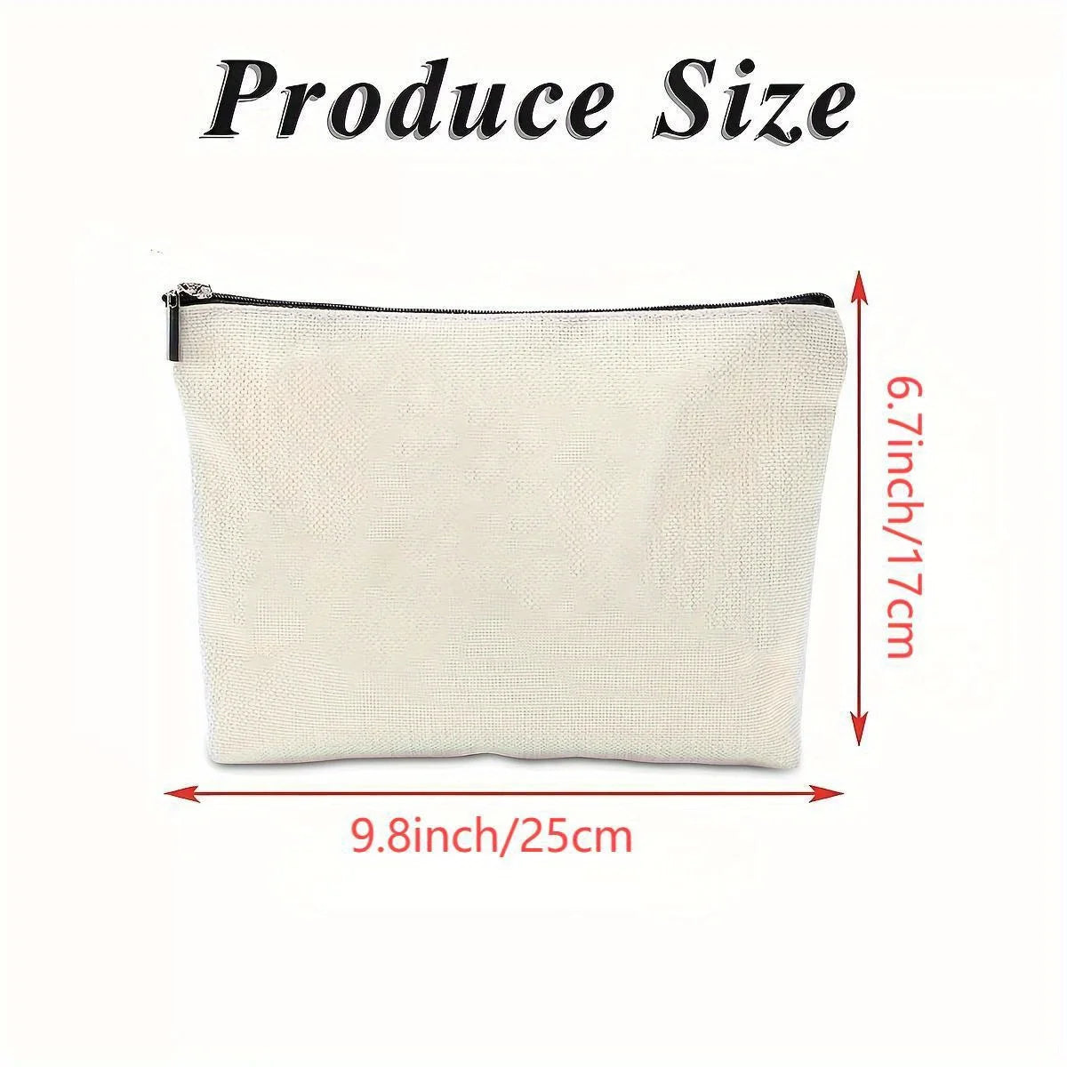 A "Girl's Meadow" Vintage Horse Print Makeup Bag- Multifunctional Zipper Pouch, Jewelry storage bag @ghoddosh.com