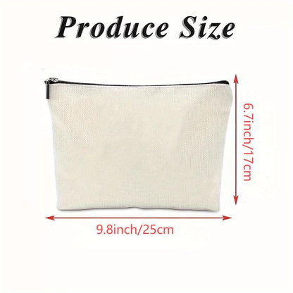 A "Girl's Meadow" Vintage Horse Print Makeup Bag- Multifunctional Zipper Pouch, Jewelry storage bag @ghoddosh.com