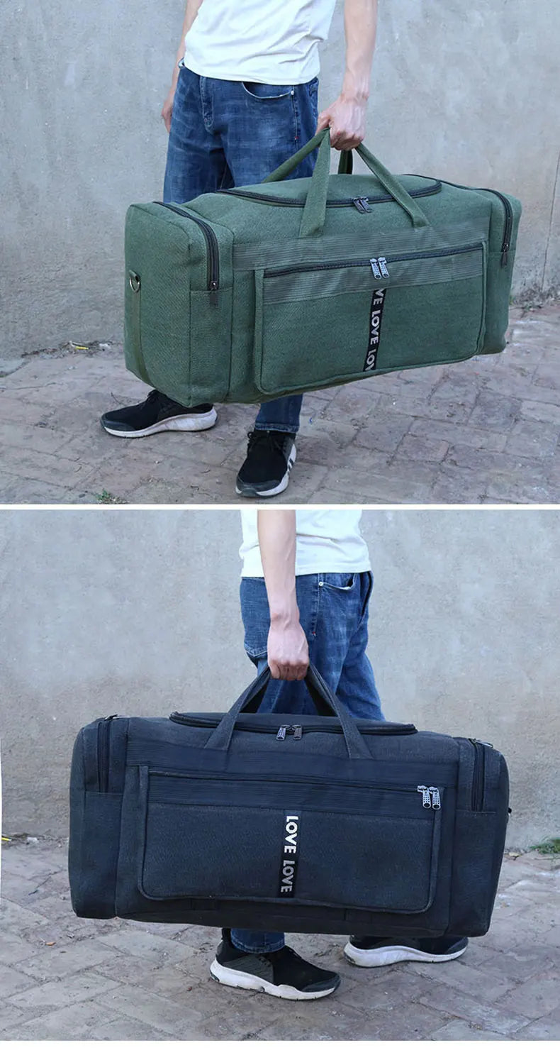 Large Canvas Waterproof  Duffel HandBag