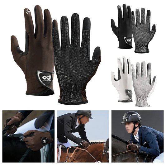 Breathable Equestrian Riding Gloves – Lightweight Grip for Comfort & Control . Ghoddosh