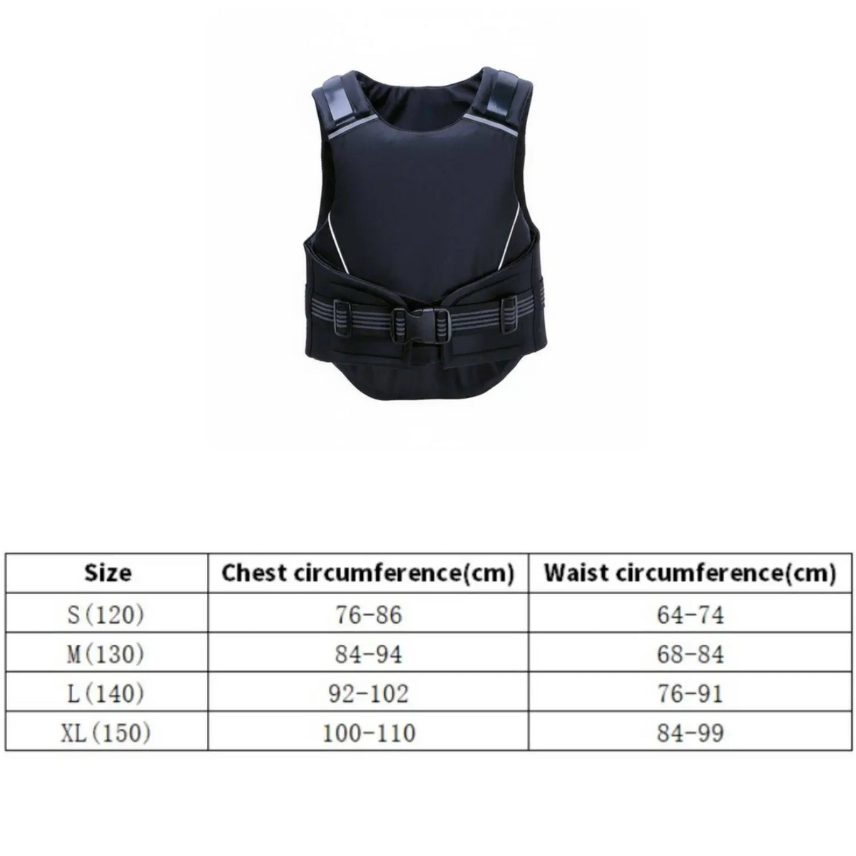 Impact-Resistant Horse Riding Protective Vest  Flexible Body Guard with Quick-Release Buckles for Equestrian Jumping & Stable Work @  ghoddosh.com