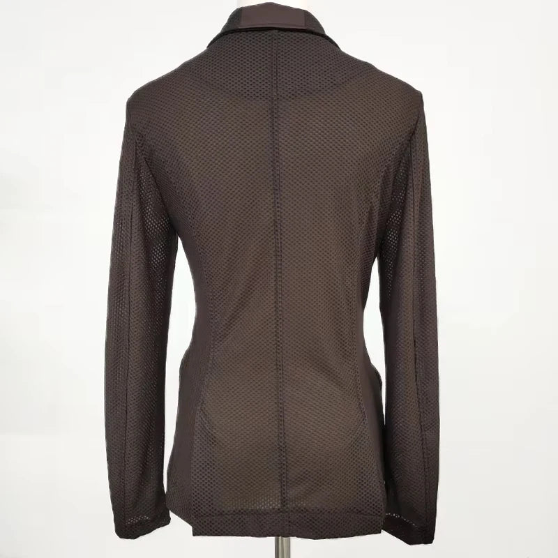 Woman  Breathable Mesh Hole Equestrian / Horse Riding  Jacket