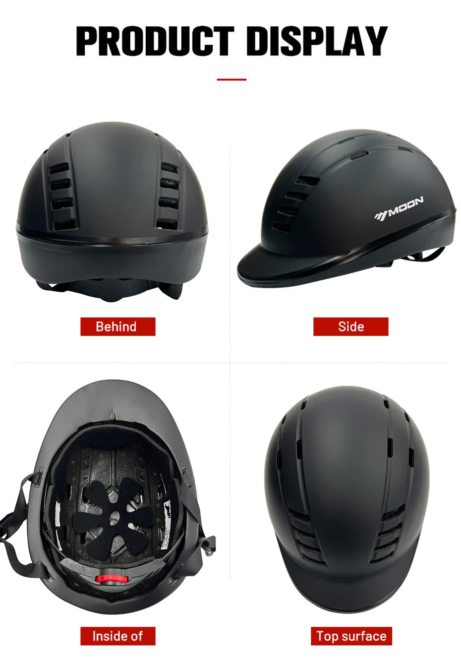 Horse Riding Helmet , Breathable , Durable Safety  , Half Cover Horse Rider  Helmets For Men & Women - Ghoddosh