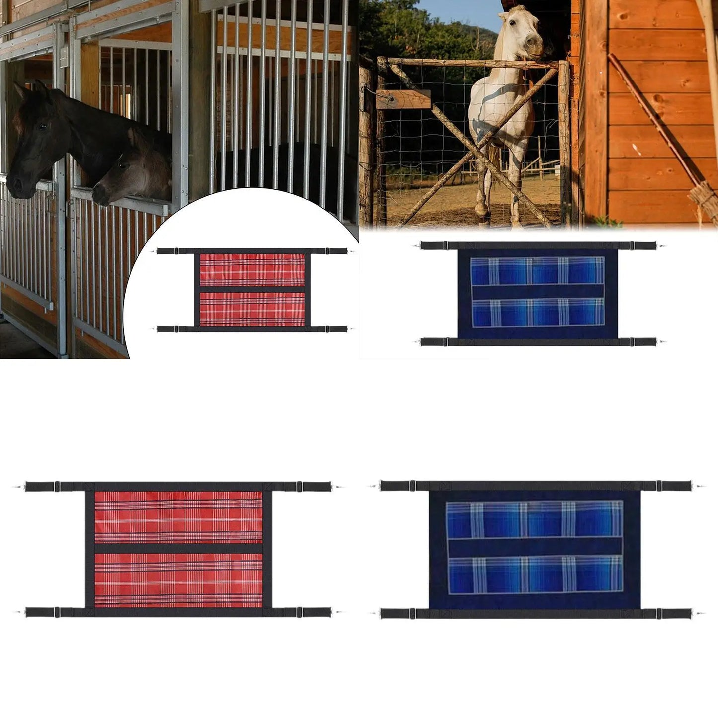 Stall Guard for Horse  Cloth , Easy Install Stable Supplies 150 cm