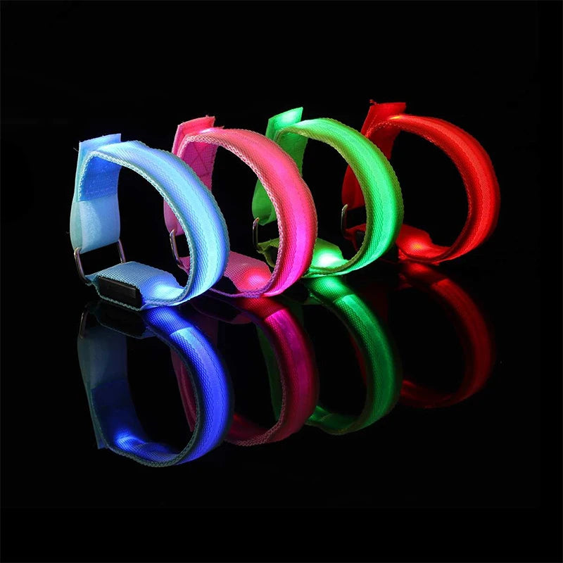 4 pcs set led  Lighting Horse Leg Safety Belt