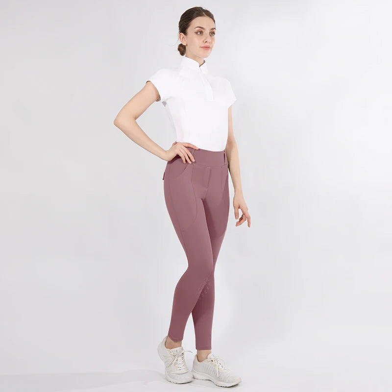 Western Full Seat  Horse Riding Tights with Pocket  - Ghoddosh