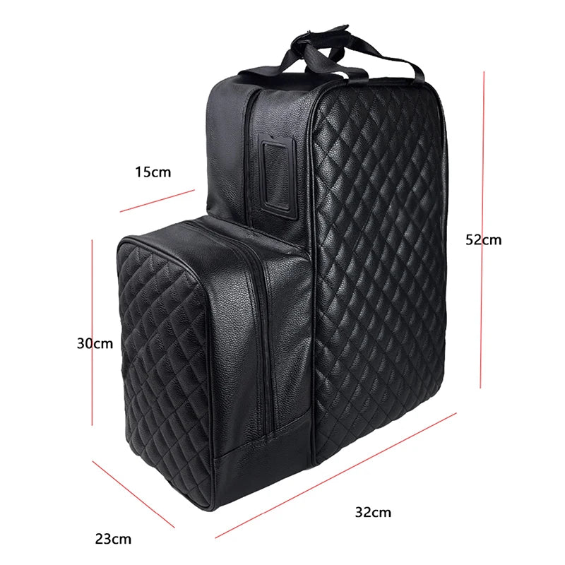 Equestrian Equipment Pu Leather Bag - Large Capacity Equestrian Backpack @ghoddosh.com