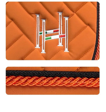 Multicolor Minimalist Horse Riding Saddle Pad - Full Cotton , Cloth Lining  Equestrian Saddle Pad  @ghoddosh.com