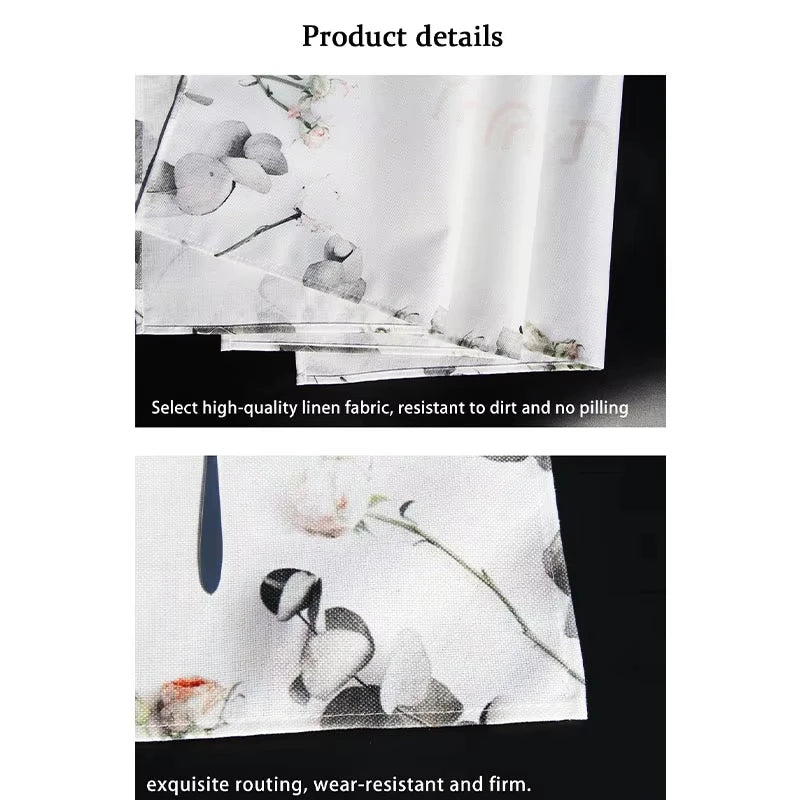 4-piece Christmas horse print placemat set - Non slip table mat for dining tables @ ghoddosh.com
