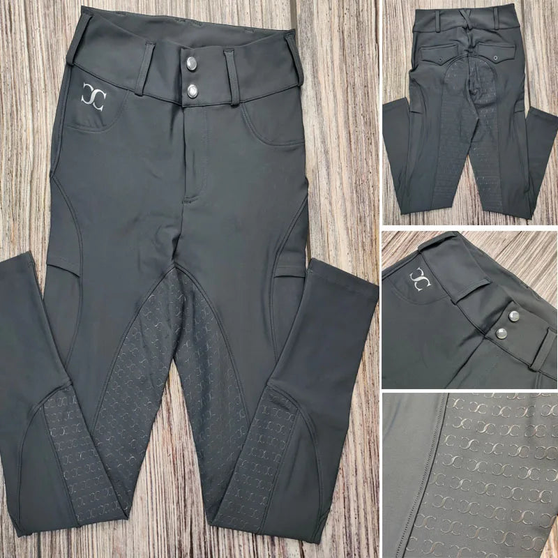 Western Full Seat  Horse Riding Tights with Pocket  - Ghoddosh