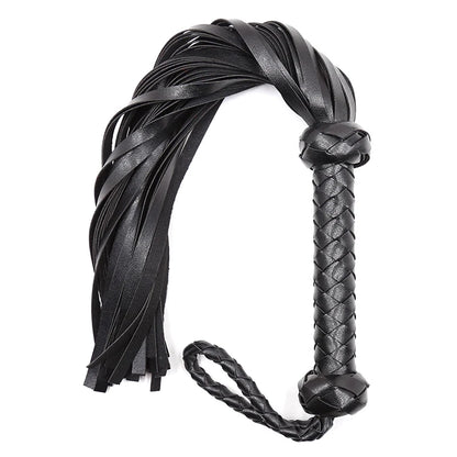 Equestrian Leather Horse Riding Whip With Woven Handle . Ghoddosh 