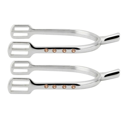 Equestrian / Horse Riding  Girls' Chrome Plated Spurs