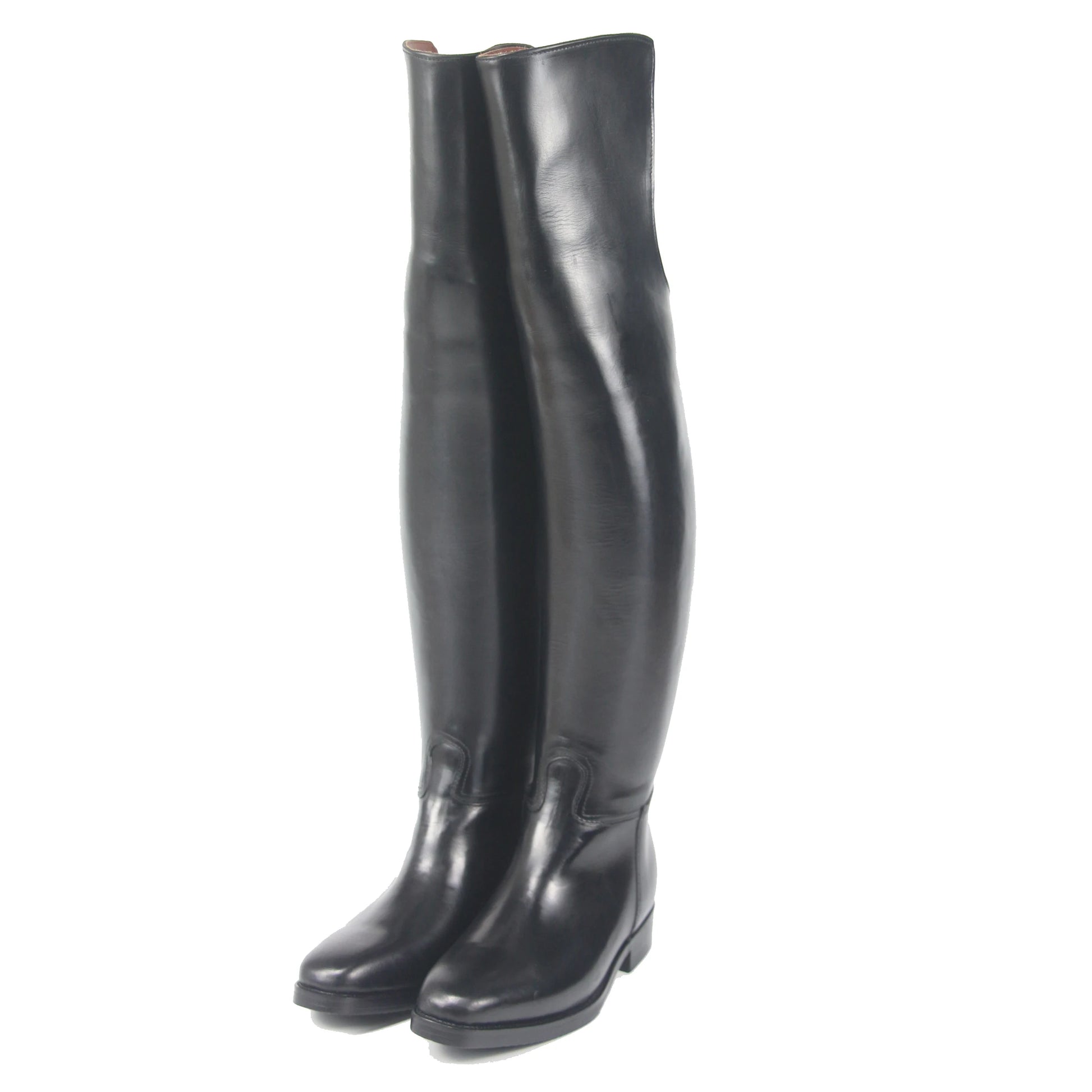 Premium Cowhide Dressage Boots – Overshine Leather, Calf-Lined & Made-to-Measure . Ghoddosh

