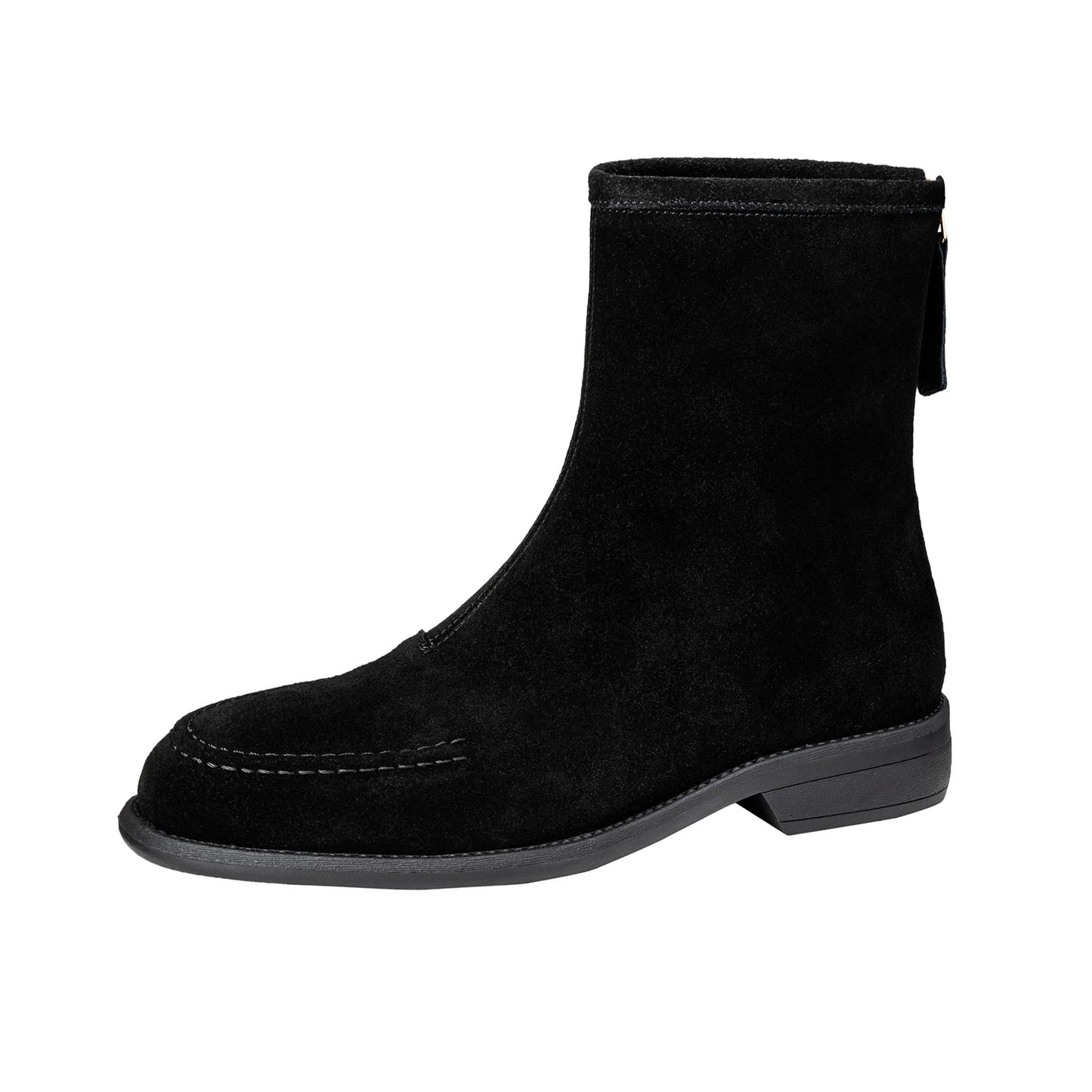 2026  Suede Women  Flat Heels Ankle Boots - ghoddosh.com