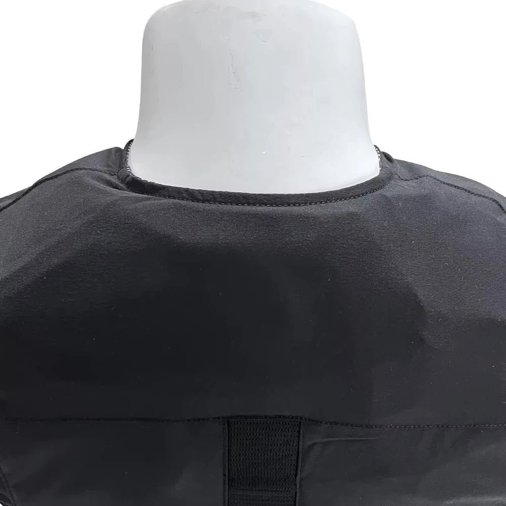 Black and gray life Equestrian vest on a white background , ghoddosh.com