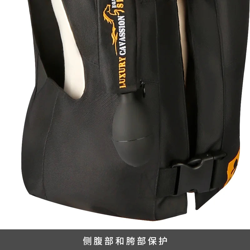 Kids Equestrian Inflatable Vest, Horse Riding Body Protector, Manual Filling, Inflatable Armor . Ghoddosh 