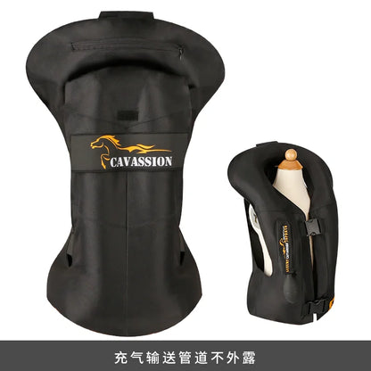 Kids Equestrian Inflatable Vest, Horse Riding Body Protector, Manual Filling, Inflatable Armor . Ghoddosh 