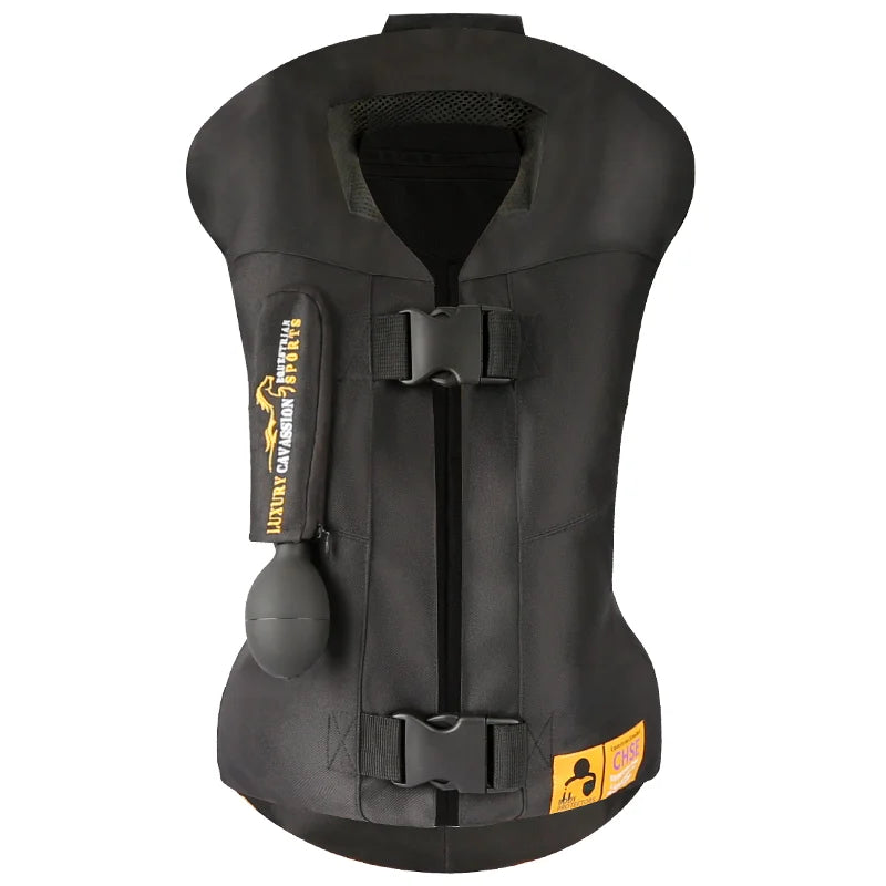Kids Equestrian Inflatable Vest, Horse Riding Body Protector, Manual Filling, Inflatable Armor . Ghoddosh 