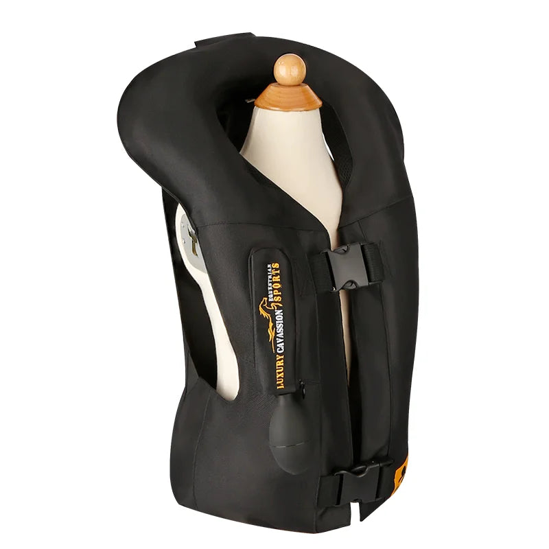 Kids Equestrian Inflatable Vest, Horse Riding Body Protector, Manual Filling, Inflatable Armor . Ghoddosh 